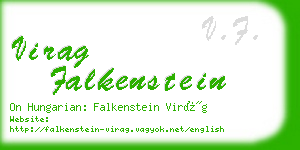 virag falkenstein business card